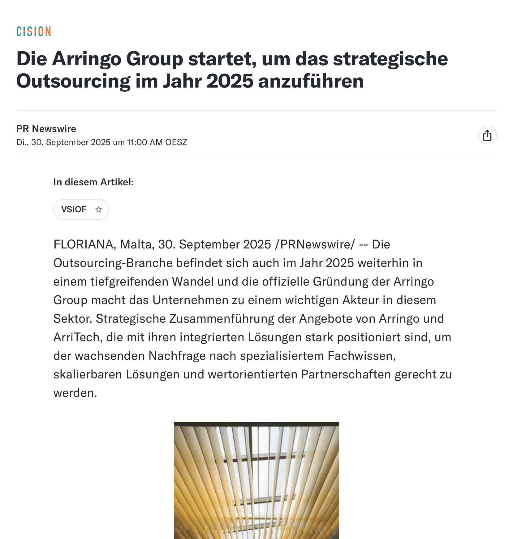 News Yahoo Finance DE Article